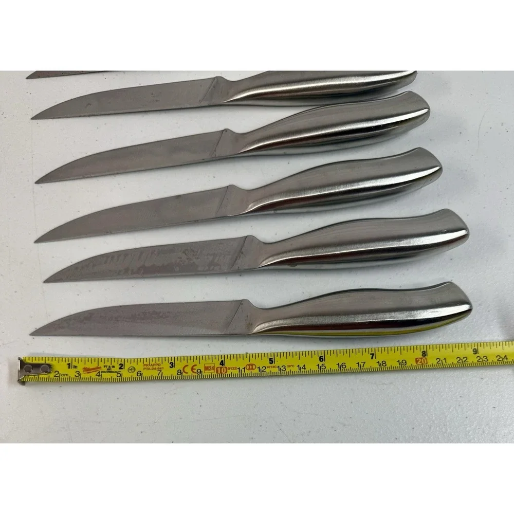 Chicago Cutlery Lot Of 7 Satin Stainless Steel Steak Knife 9